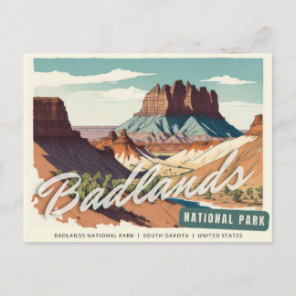 Postal Parque nacional Badlands