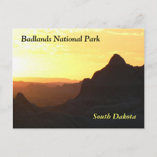Postal "Parque Nacional Badlands"