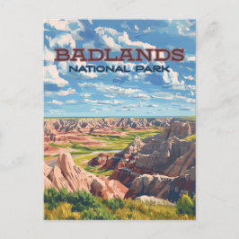 Postal Parque nacional Badlands Dakota del Sur