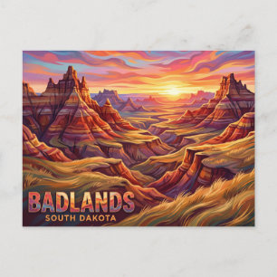 Postal Parque Nacional Badlands Dakota del Sur