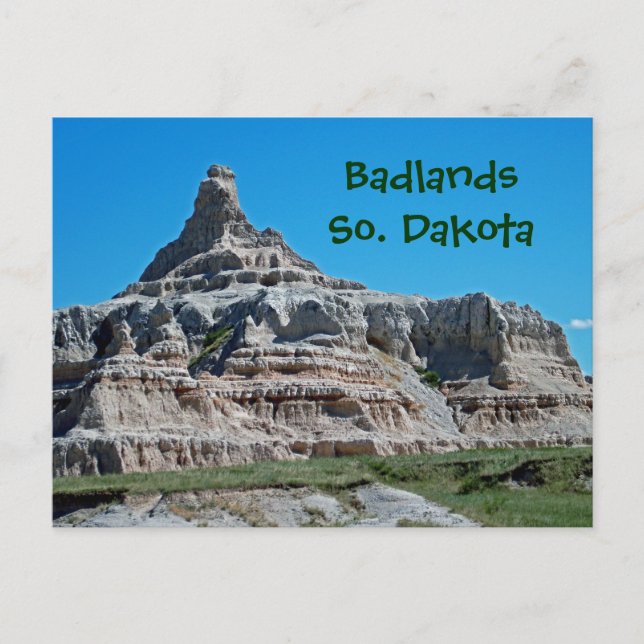 Postal Parque nacional Badlands, Dakota del Sur (Anverso)