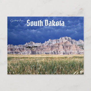 Postal Parque nacional Badlands en Dakota del Sur
