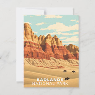 Postal Parque nacional Badlands Estados Unidos Dakota del