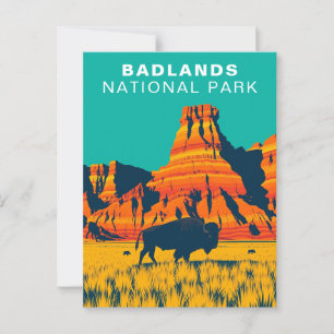 Postal Parque nacional Badlands Estados Unidos Dakota del