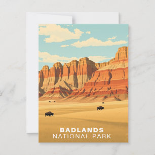 Postal Parque nacional Badlands Estados Unidos Dakota del