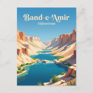 Postal Parque Nacional Band-e-Amir Afganistán