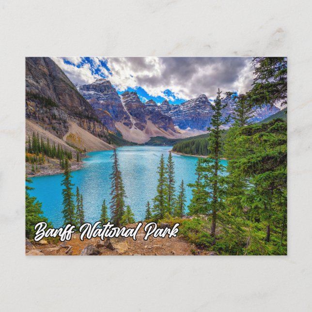 Postal Parque nacional Banff, Alberta, Canadá (Anverso)