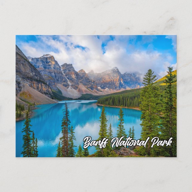 Postal Parque nacional Banff, Alberta, Canadá (Anverso)