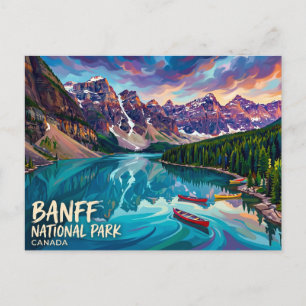 Postal Parque Nacional Banff Canadá