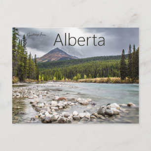 Postal Parque nacional Banff en Alberta Canadá