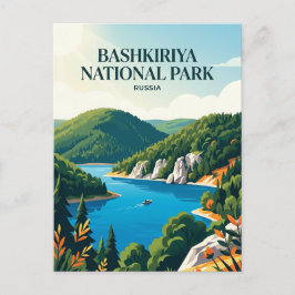Postal Parque Nacional Bashkiriya Rusia