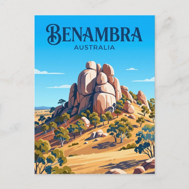 Postal Parque Nacional Benambra Australia (Anverso)