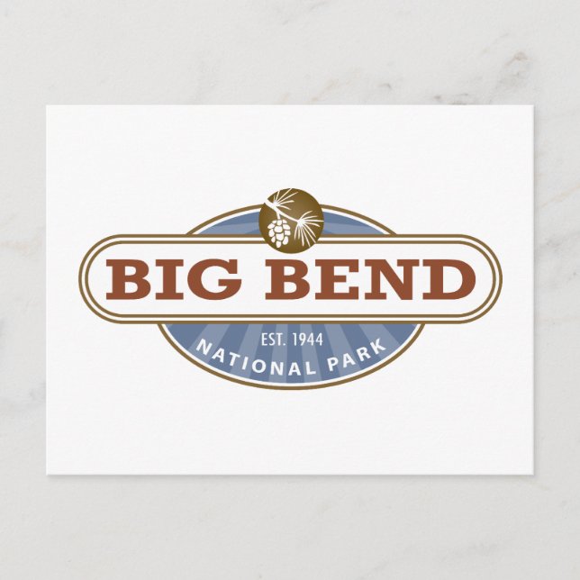 Postal Parque nacional Big Bend (Anverso)
