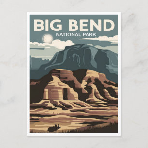 Postal Parque nacional Big Bend Texas