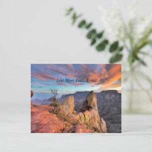 Postal Parque Nacional Big Bend, Texas,