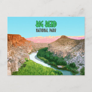 Postal Parque nacional Big Bend Texas