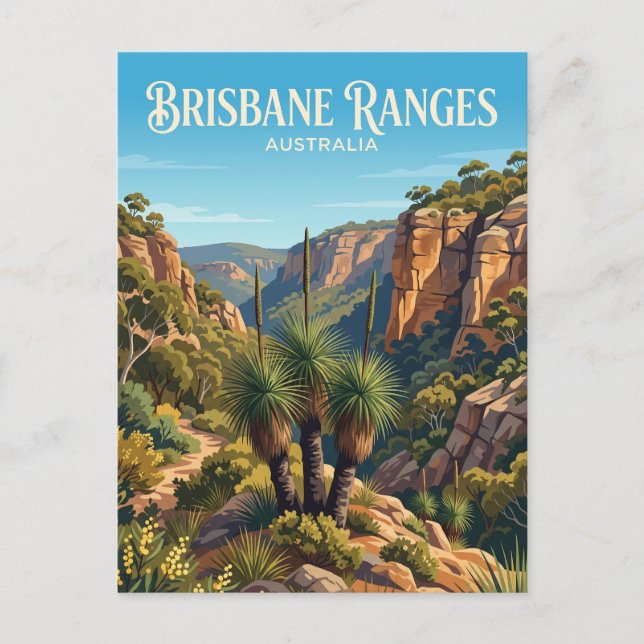 Postal Parque Nacional Brisbane Ranges Australia (Anverso)