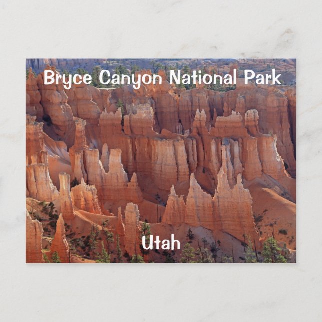 Postal Parque Nacional Bryce Canyon (Anverso)