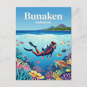 Postal Parque Nacional Bunaken Indonesia