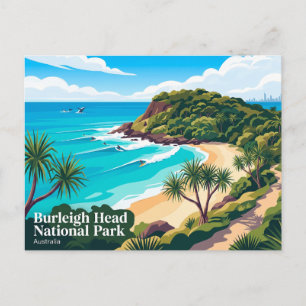 Postal Parque Nacional Burleigh Head Australia