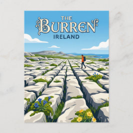 Postal Parque Nacional Burren Irlanda