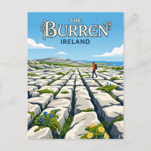 Postal Parque Nacional Burren Irlanda