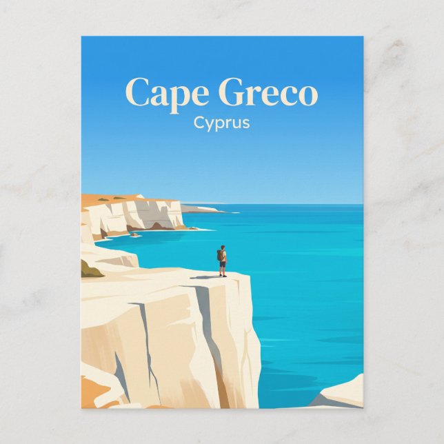 Postal Parque Nacional Cabo Greco Chipre (Anverso)