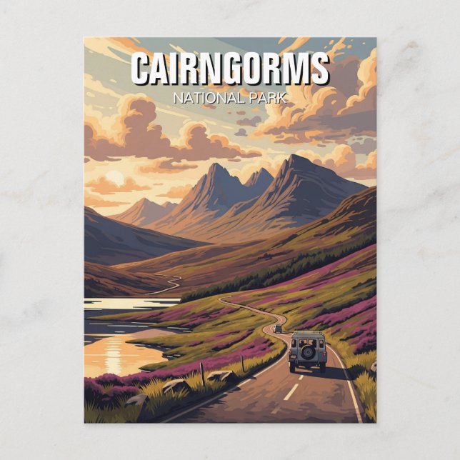 Postal Parque nacional Cairngorms (Anverso)