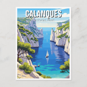 Postal Parque nacional Calanques Francia Viajes