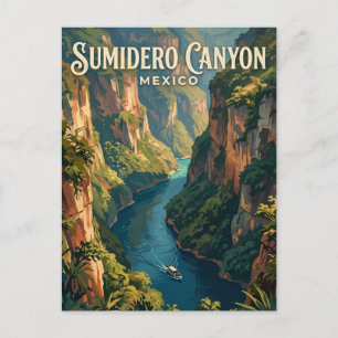 Postal Parque Nacional Cañón del Sumidero México