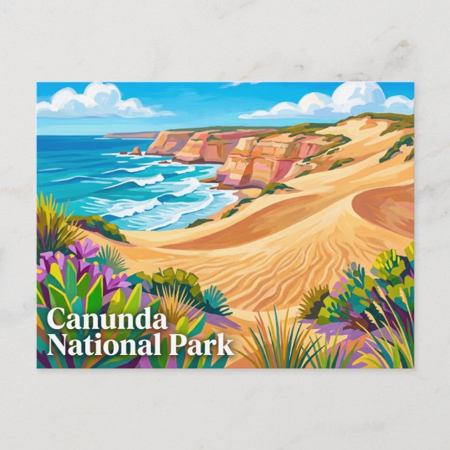 Postal Parque Nacional Canunda Australia (Anverso)