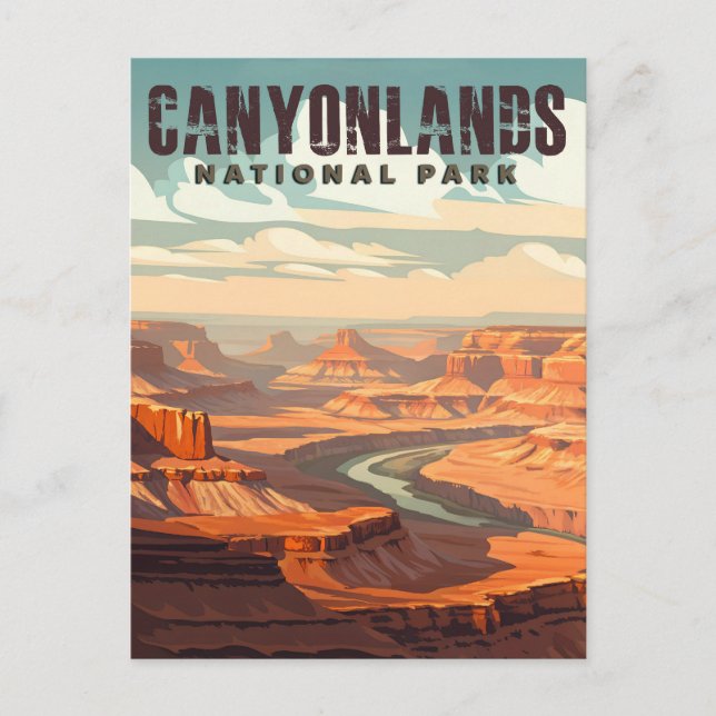 Postal Parque nacional Canyonlands (Anverso)