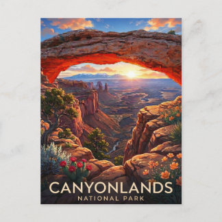 Postal Parque Nacional Canyonlands Mesa Arch