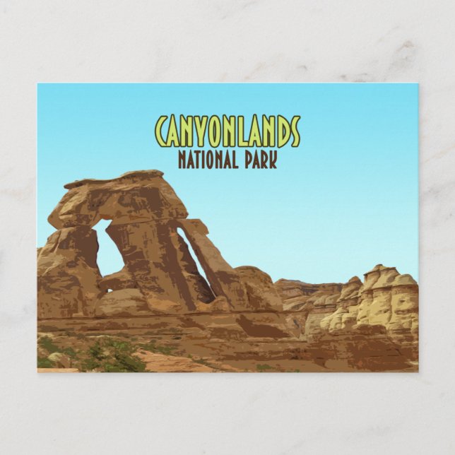 Postal Parque nacional Canyonlands Utah (Anverso)