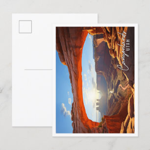 Postal Parque nacional Canyonlands Utah EE.UU.