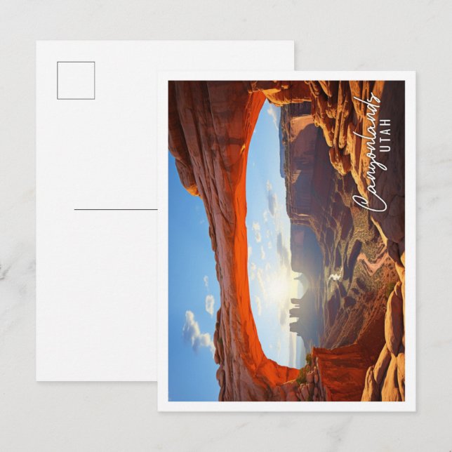 Postal Parque nacional Canyonlands Utah EE.UU. (Anverso / Reverso)