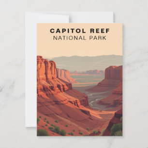 Postal Parque nacional Capitol Reef Viajes Estados Unidos