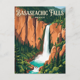 Postal Parque Nacional Cascada de Basaseachic México