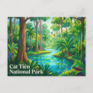 Postal Parque Nacional Cát Tiên Vietnam