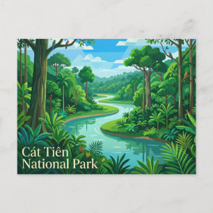 Postal Parque Nacional Cát Tiên Vietnam