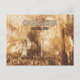 Postal Parque nacional Cavernas Carlsbad Nuevo México