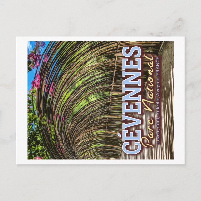 POSTAL PARQUE NACIONAL CEVENNES - LOZERE, GARD, FRANCIA (Anverso)