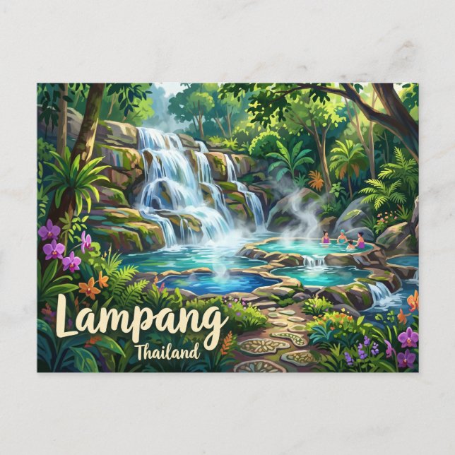 Postal Parque Nacional Chae Son Tailandia (Anverso)