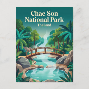 Postal Parque Nacional Chae Son Tailandia