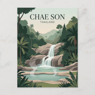 Postal Parque Nacional Chae Son Tailandia