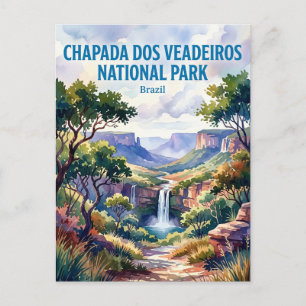 Postal Parque Nacional Chapada dos Veadeiros Brasil