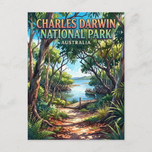 Postal Parque Nacional Charles Darwin Australia