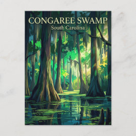 Postal Parque Nacional Congaree Carolina del Sur
