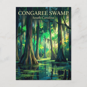 Postal Parque Nacional Congaree Carolina del Sur
