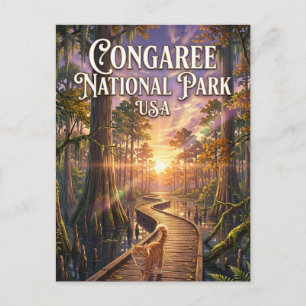 Postal Parque Nacional Congaree EE. UU.